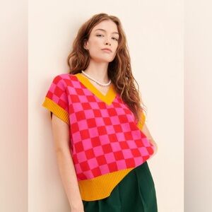 Lisa Says Gah Fangio Vest  M/L